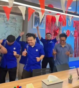 Eko Patrio dan rekan-rekannya joget sound horeg. (TikTok)